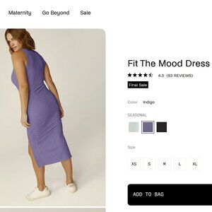 Brand New Beyond Yoga Fit the Mood Dress